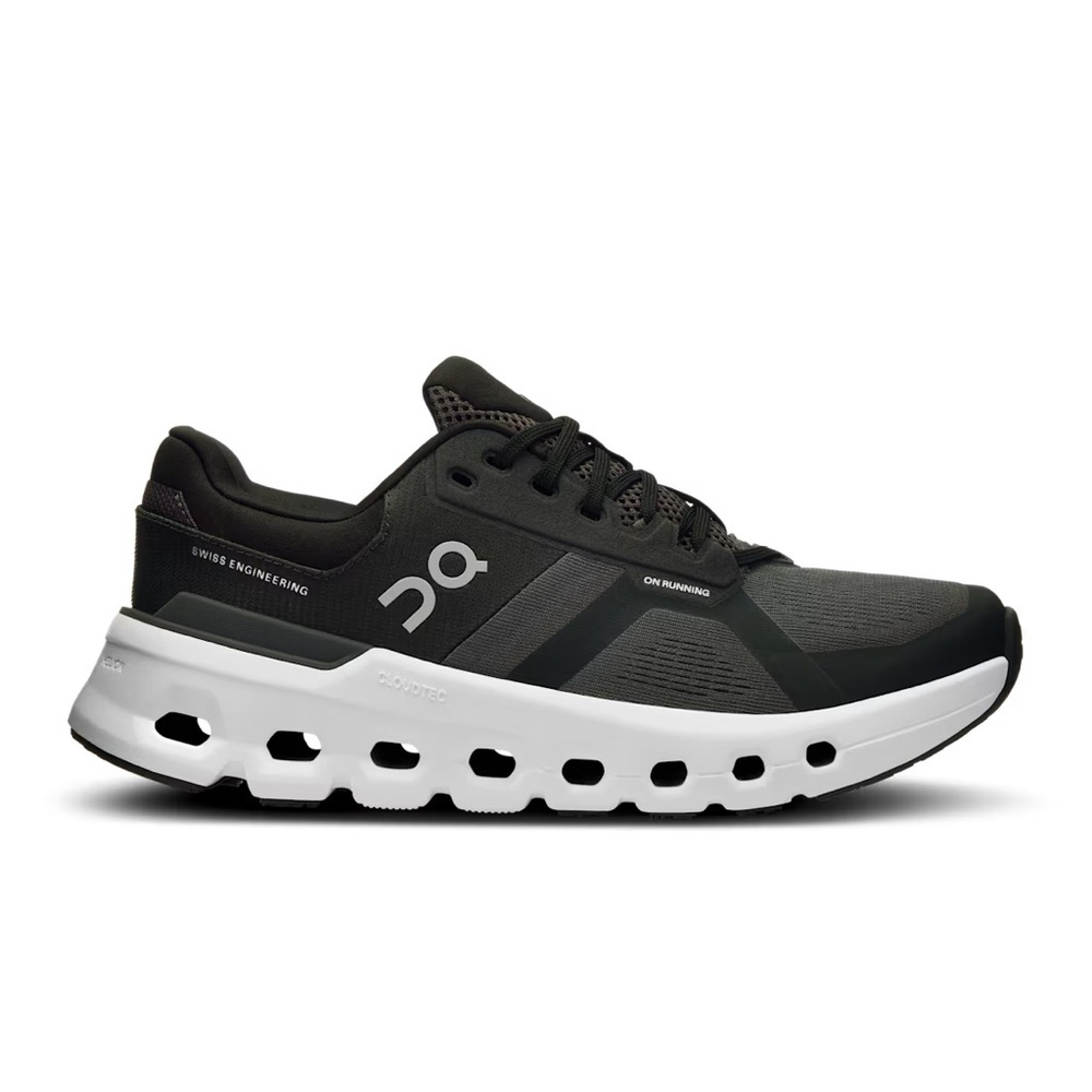 On Running Men's Black and White Sneakers
